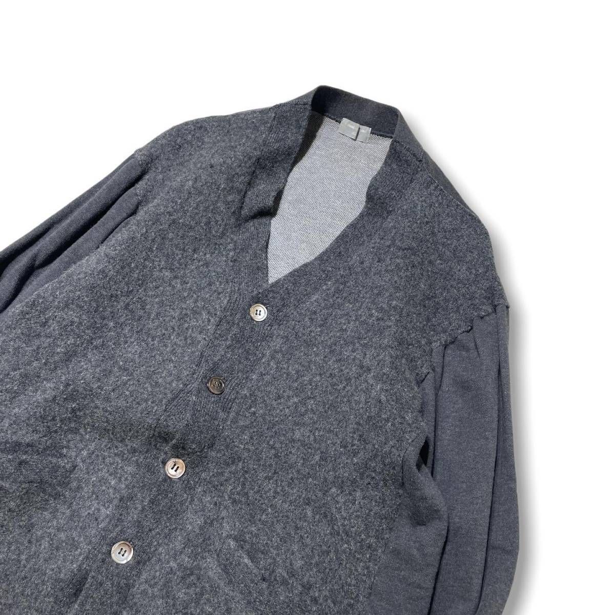 98aw 田中期 COMME des GARCONS HOMME sweat docking wool