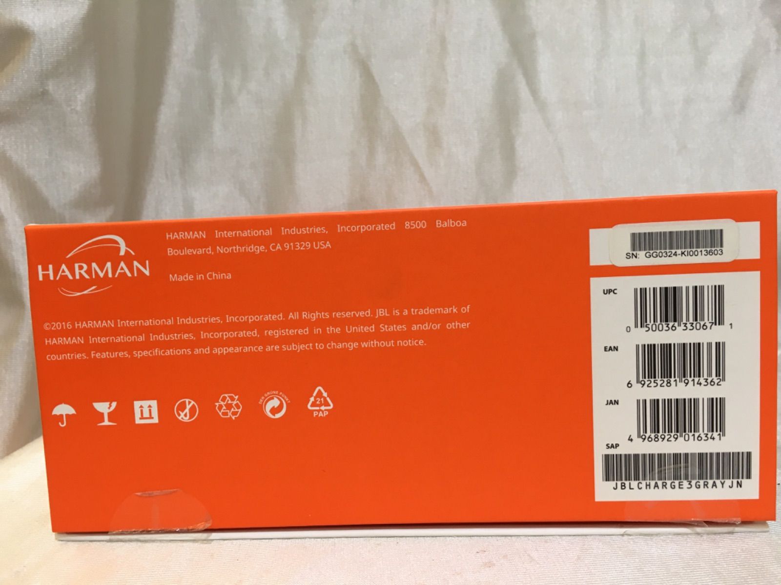 CHARGE3 ポータブルBluetoothスピーカー
