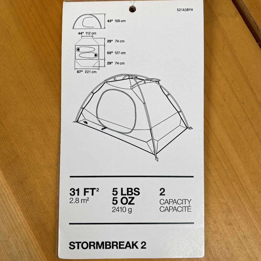 ザ・ノースフェイス ストームブレーク2 STORMBREAK2 テント