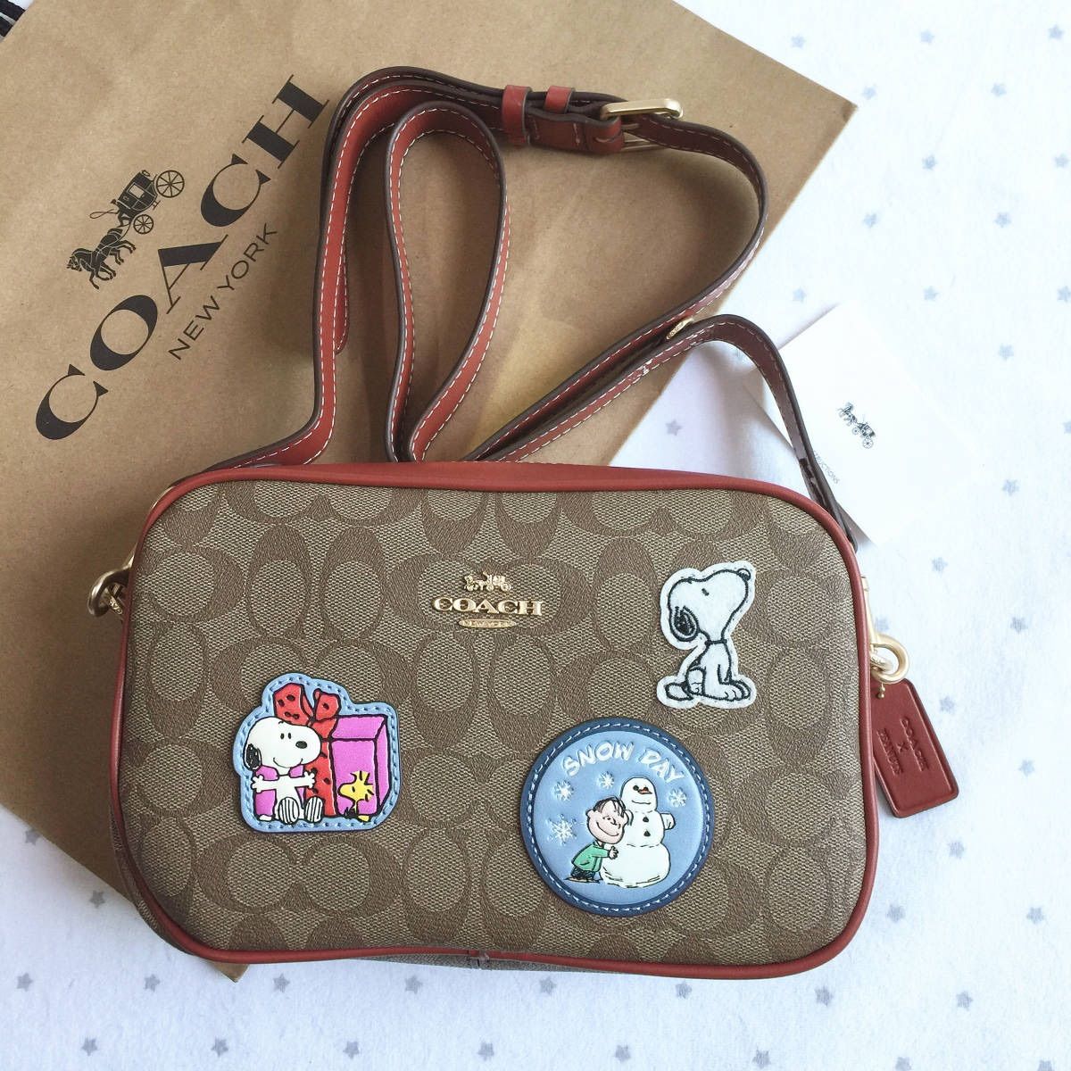 新品未使用】COACH コーチバッグ CF304 Coach x Peanuts