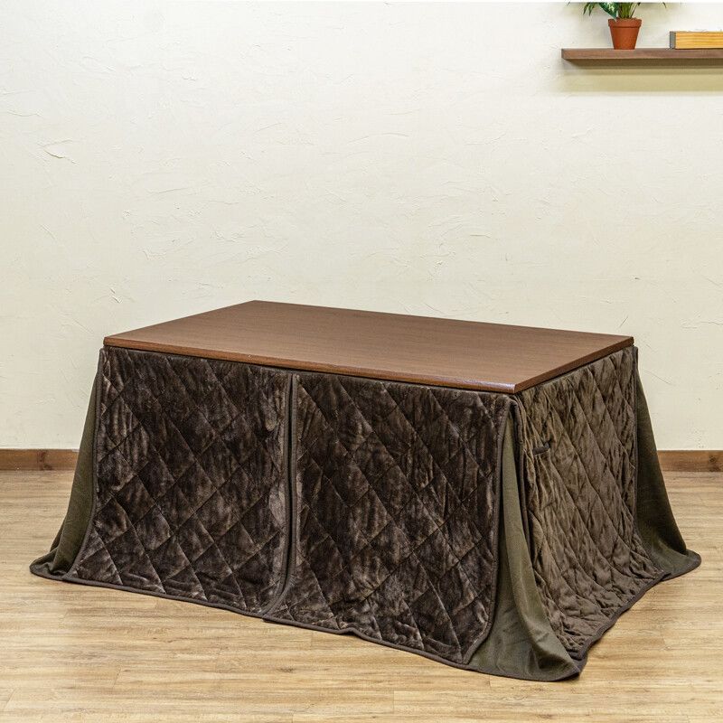 送料込 ダイニングコタツ 掛け布団セット 135x80 y0144