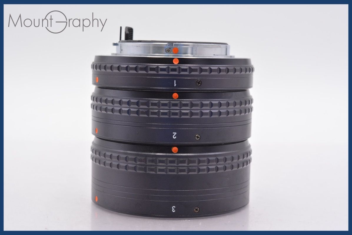 上 ペンタックス PENTAX 1 2 3 接写リング 後キャップ付 完動 同梱可 mj5026