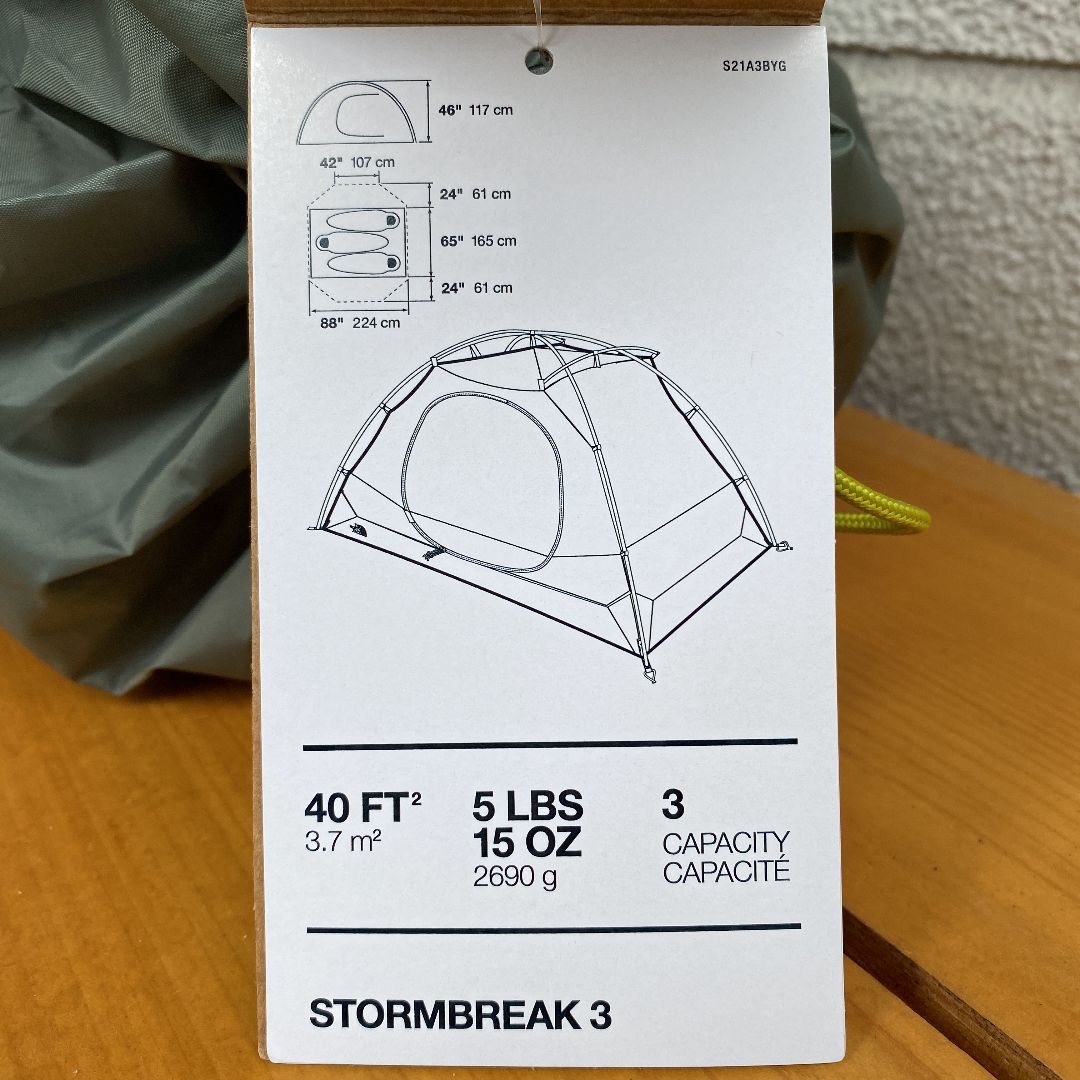 ザ・ノースフェイス ストームブレーク3 STORMBREAK3 テント【新品