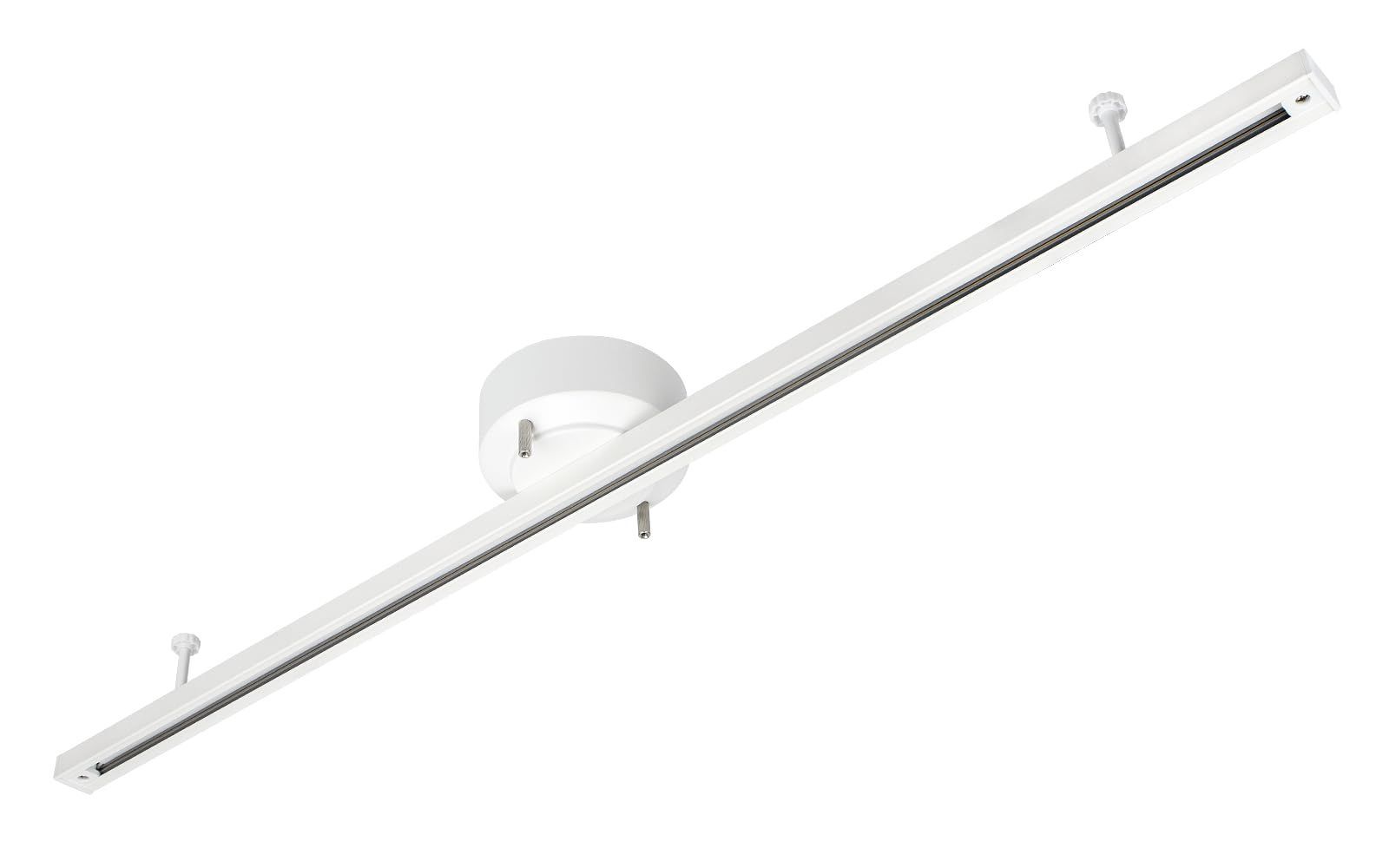 - 工事不要 インテリアダクト 配線ダクト おしゃれ 簡易取付 可動範囲 96cm 耐荷重5kg ダクトレール 360°調整可能 スライド ペンダントライト ライティングレール スポットライト シンプル 引掛シーリング 1m リビング インテリア おしゃれ 配 埋め込み照明 おしゃれ