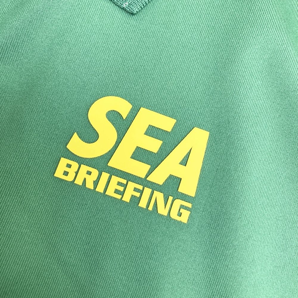 サイズ：M BRIEFING GOLF ブリーフィング ×WIND AND SEA 半袖