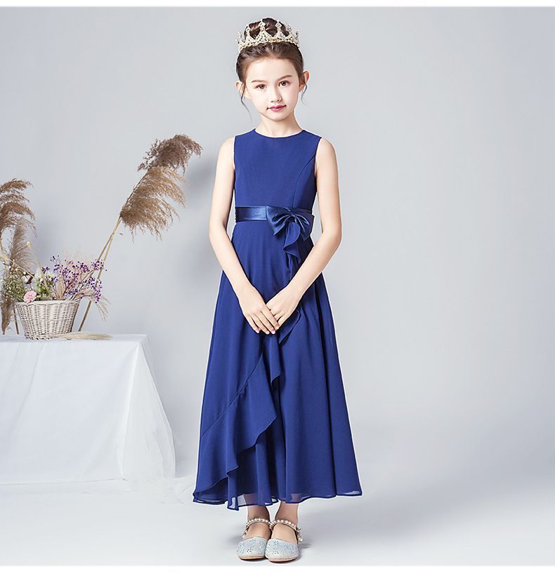 子供 ドレス ピアノ発表会 子どもドレス ジュニアドレス ロングドレス 発表会ドレス 160 演奏会 コンクール シンプル フォーマル キッ