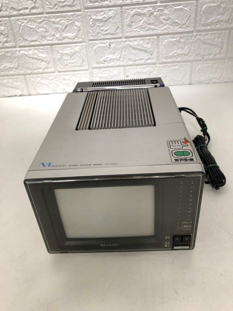 ビンテージ品】SHARP カラーテレビジョン受信機 CT-6003 - メルカリ