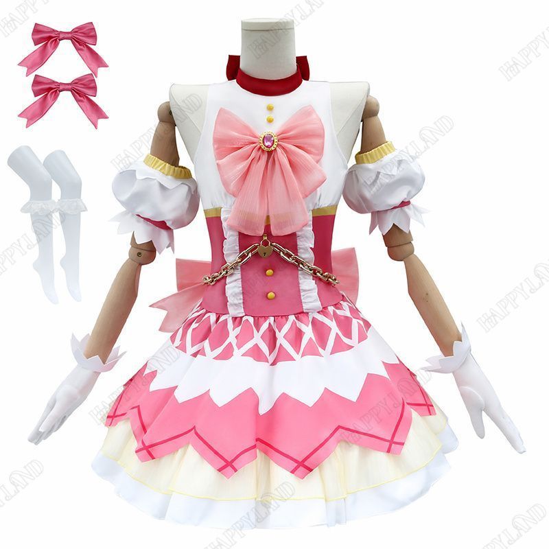 魔法少女まどか マギカ 鹿目まどか コスプレ衣装 ヒロイン ワルプルギスの夜 かなめまどか コスプレ衣装