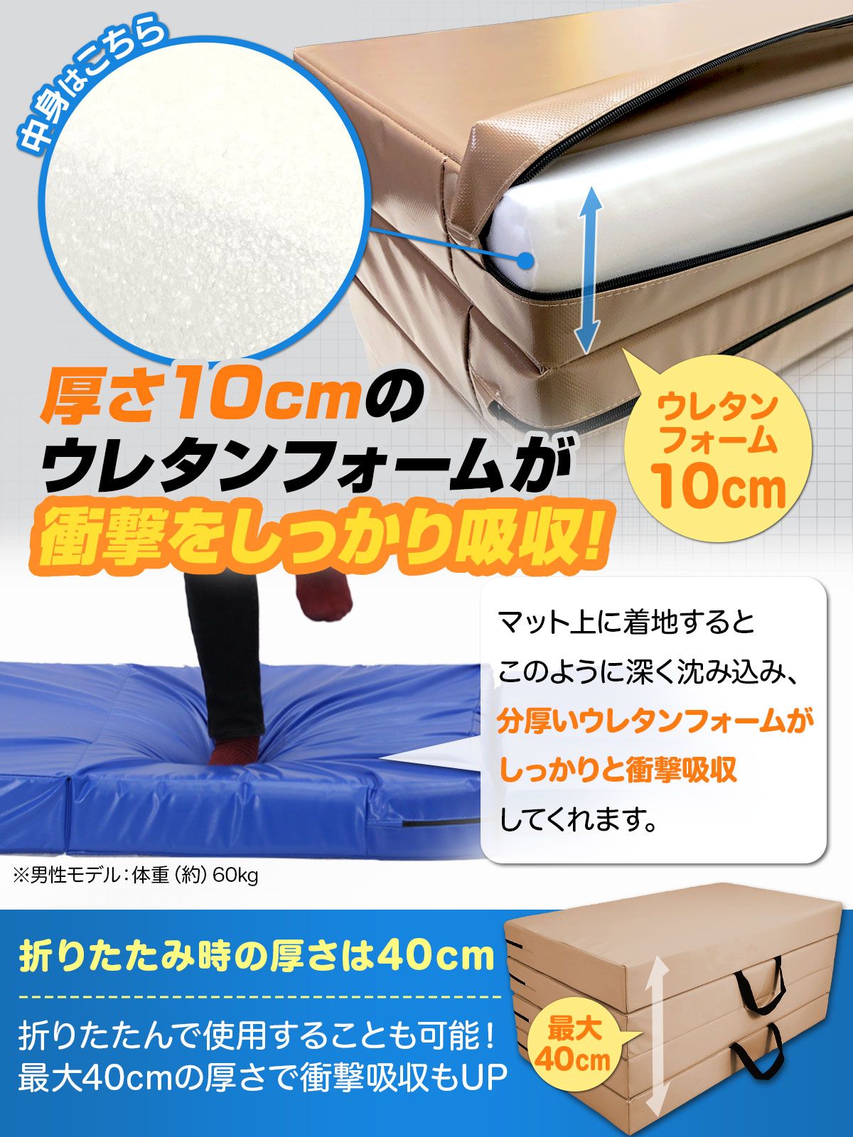 KaRaDaStyle クラッシュパッド エバーマット 衝撃吸収 鉄棒