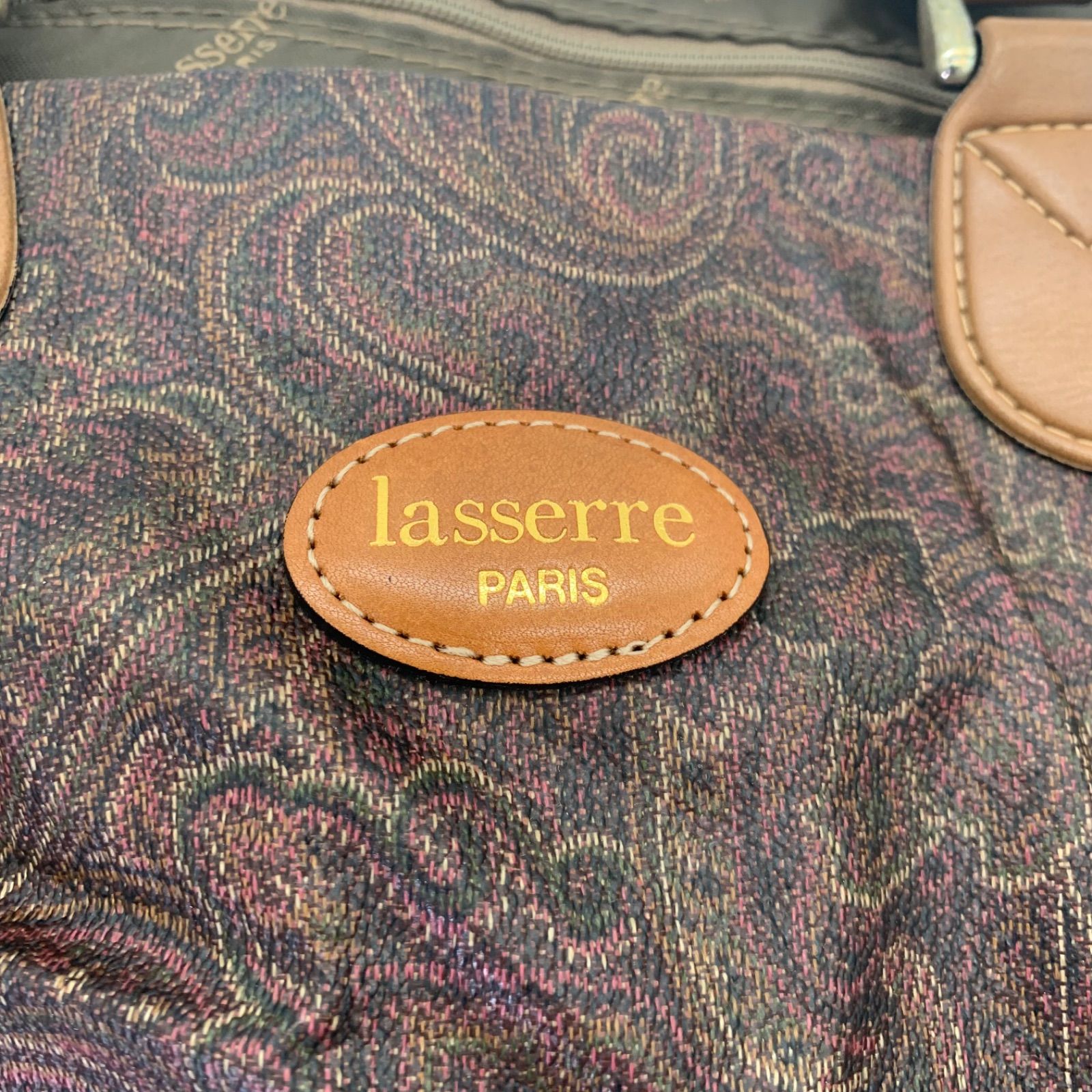 lasserre paris（ラセール・パリ） レディースボストンバッグ レザー