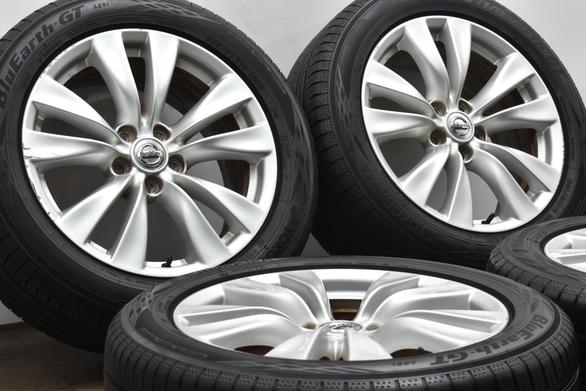 BS REGNO GR-XI 245/50R18】夏タイヤ【日産 フーガ 純正ホイール 18