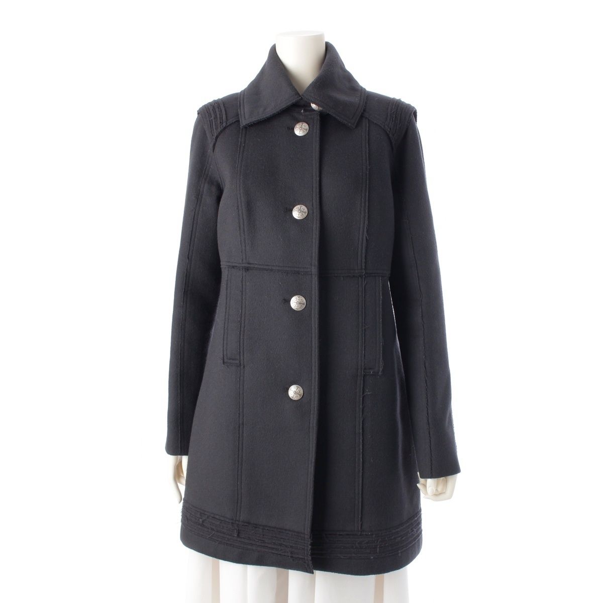 LACOSTE エクスクルーシブエディション ブラック カーディガン 36 別注