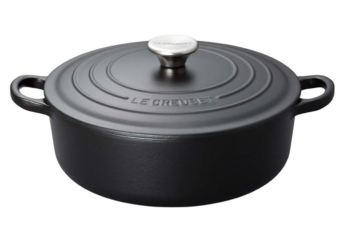 3営業日で発送 ル クルーゼ Le Creuset ル クルーゼ ココット ジャポネーズ２１０５２－２４ Ｍブラック AKKB402