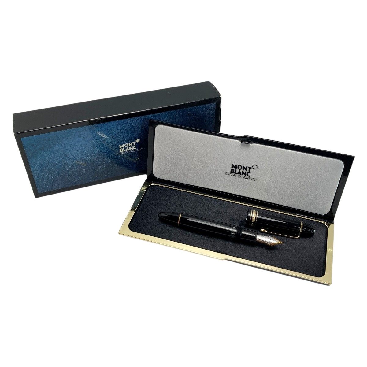 MONTBLANC - ■極美品■ MONT BLANC モンブラン マイスターシュテュック ペン先 18K 750 18金 万年筆 筆記用 ステーショナリー ブラック系 FC9053 youstyle-pen_mbp149