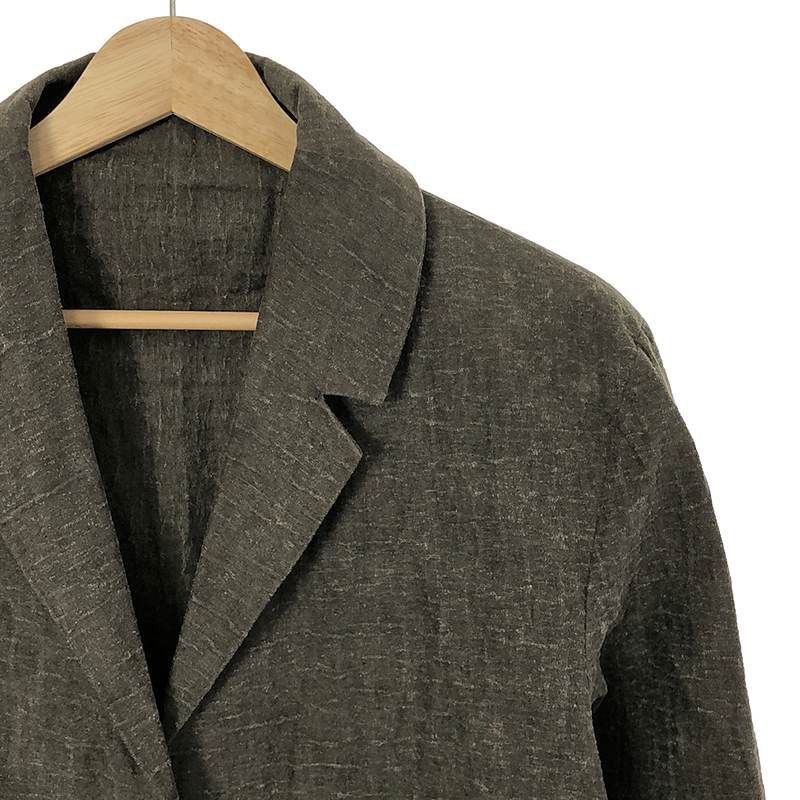 m.a+ / エムエークロス | コットン リネン シングルブレスト  