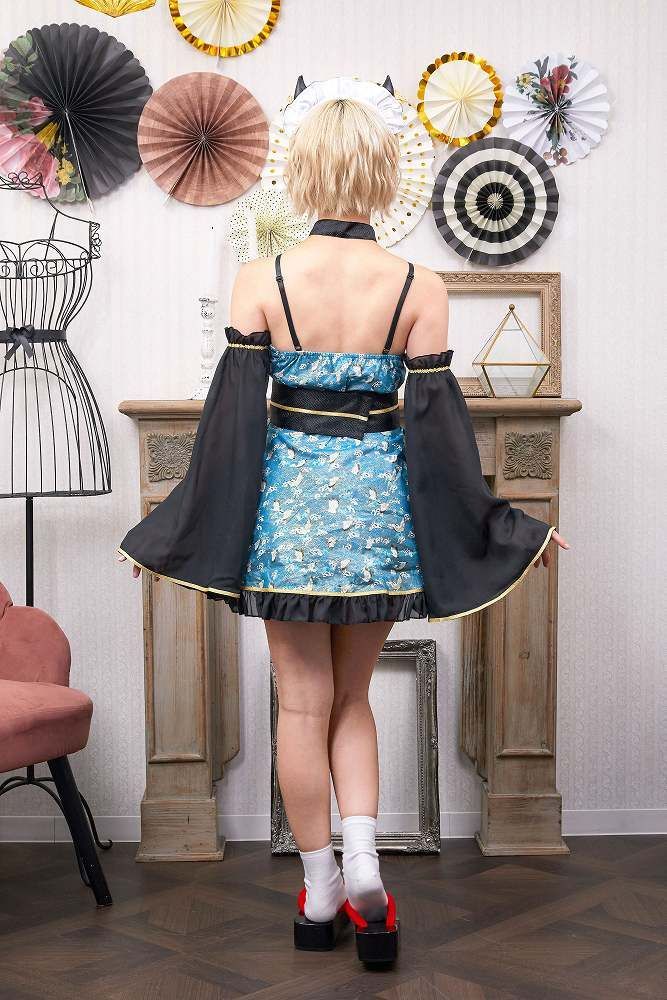 SugarWhip 鬼和メイド [鬼 コスプレ 節分 和風 メイド服