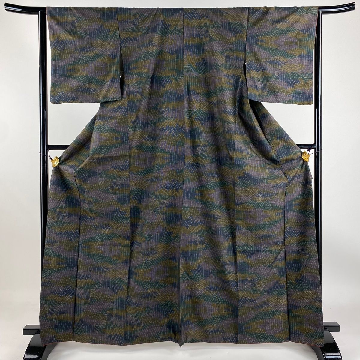 リ*や様 未使用近い　美品　袷　大島紬　小紋　フルセット　身丈154 裄丈64 大島紬 身丈154cm 裄丈62cm 正絹 美品 逸品