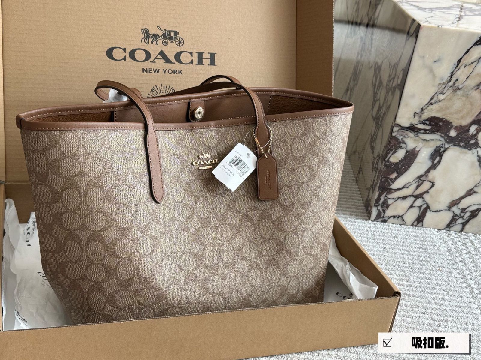 今日 Coach シングルサイドシティトートバッグ 在庫 の な価格です -WTO輸入5