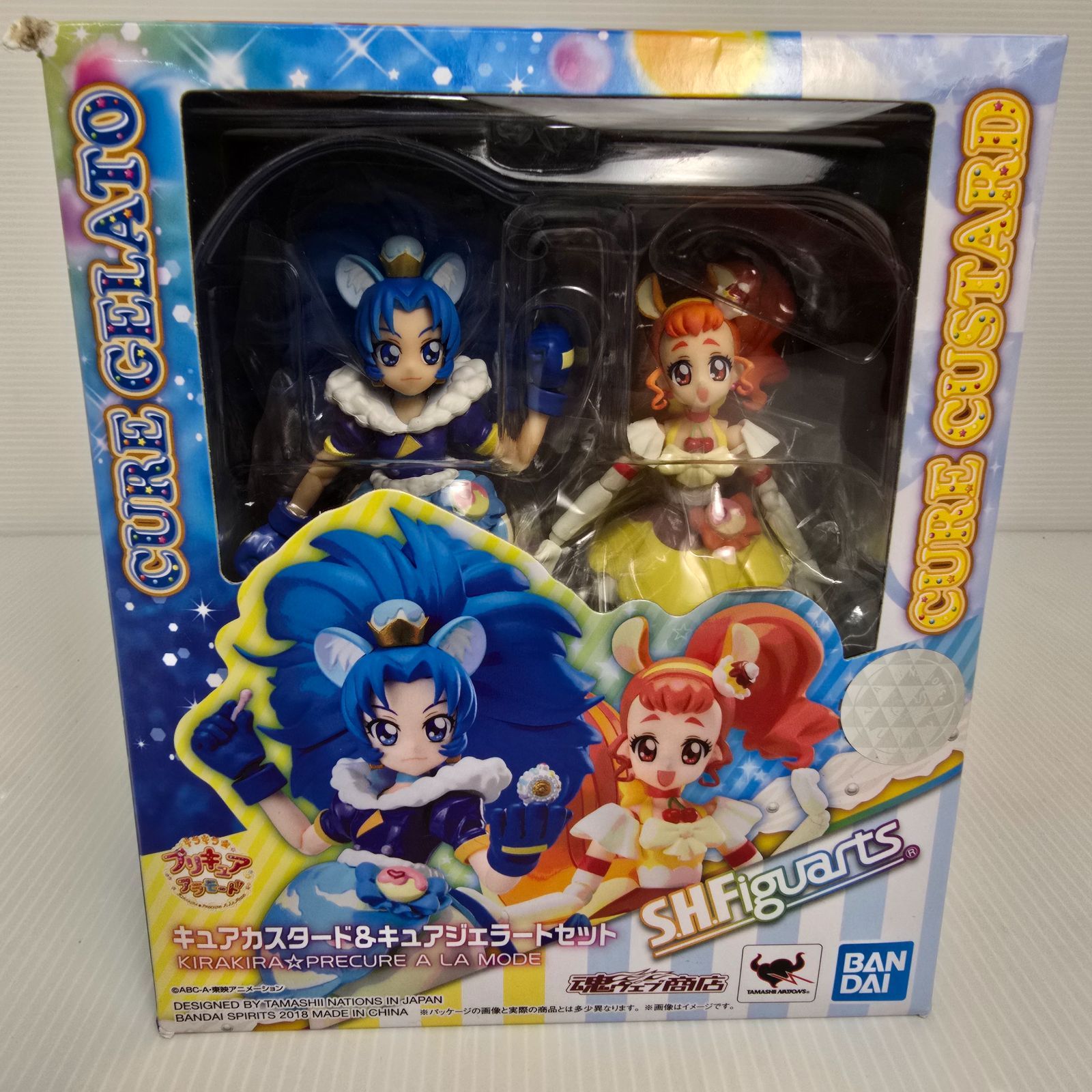 魂ウェブ商店限定 S.H.Figuarts(フィギュアーツ) キュアカスタードu0026キュアジェラートセット キラキラプリキュアアラモード 完成品 可動フィギュア バンダイスピリッツ