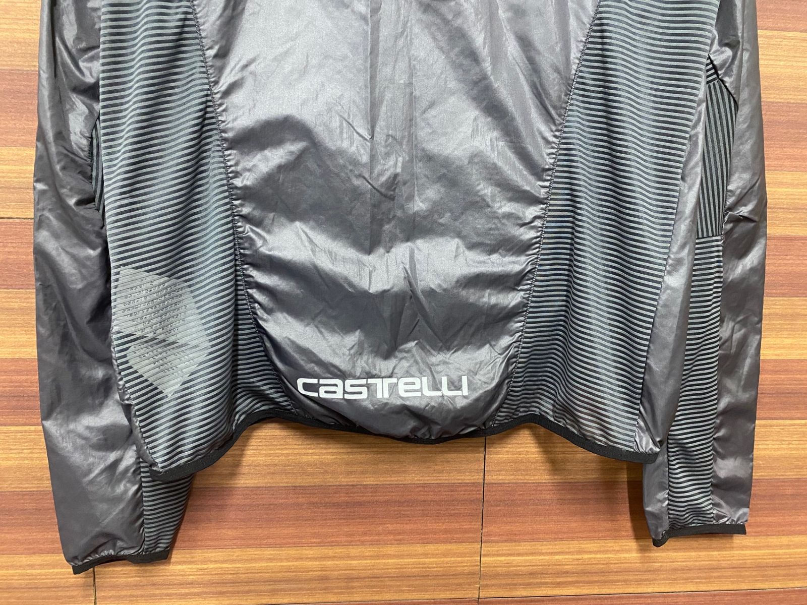 HX006 カステリ CASTELLI 長袖 ウィンドブレーカー グレー XL - メルカリ