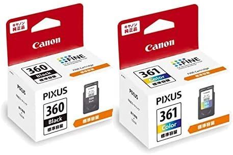 CANON FINE カートリッジ BC-360 BC-361 セット