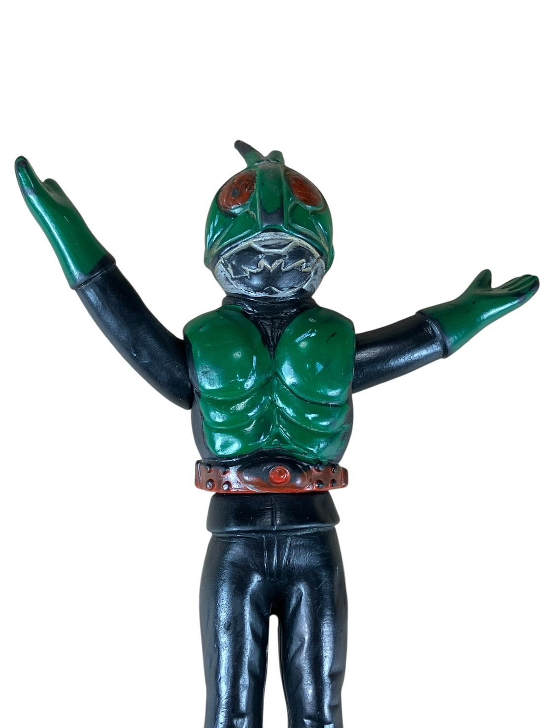 N0293】バンダイ BANDAI 仮面ライダー1号 ソフビ 昭和レトロ 特撮