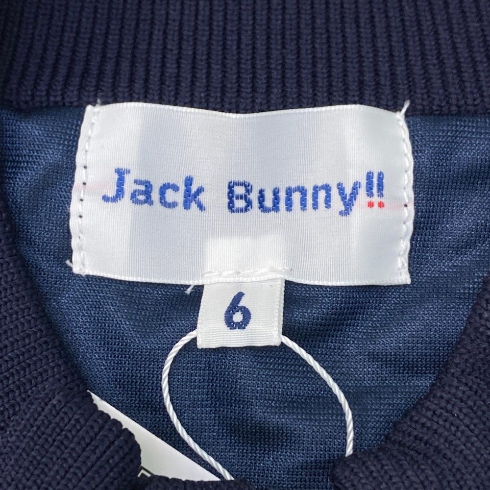 サイズ：6 JACK BUNNY ジャックバニー 2024年モデル ウール混 長袖 ジップジャケット 総柄 ネイビー系 [240101456416] ゴルフウェア メンズ ストスト 新品】JACK BUNNY ジャックバニー 2024年モデル ウール混 長袖