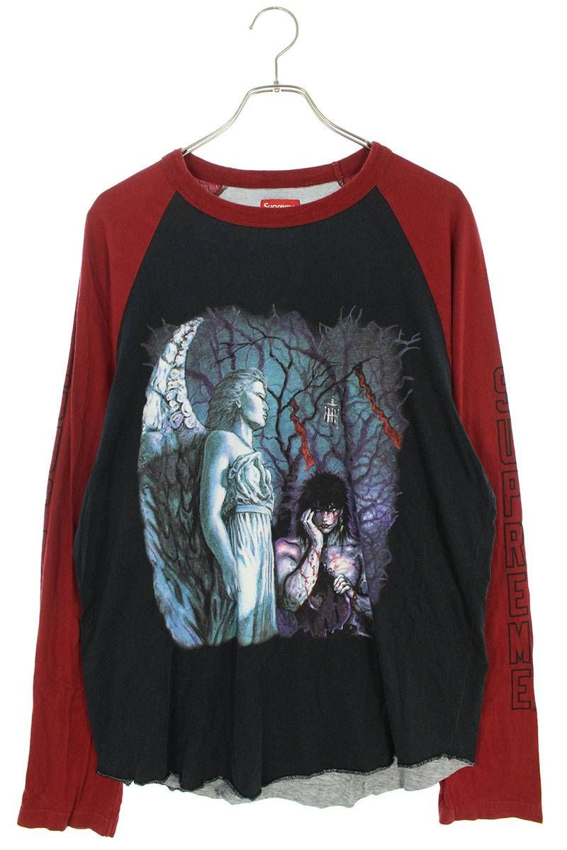 シュプリーム 21AW The Crow Raglan L/S Top ザ クロウ ラグラン