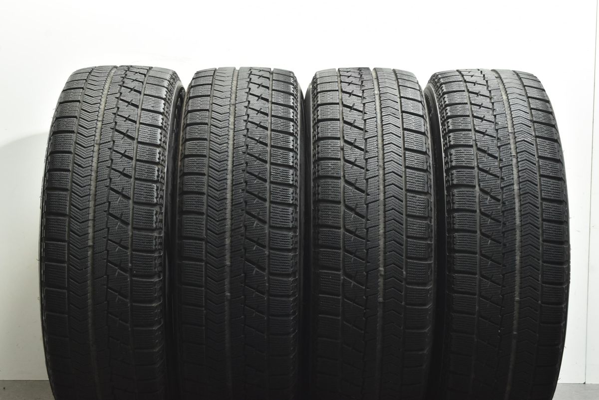 【美品】ラポルタ 16in 6.5J +38 PCD114.3 ブリヂストン ブリザック VRX 215/65R16 アルファード エクストレイル エルグランド CX-30