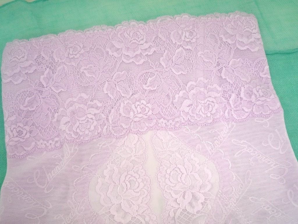 参考41800円 最 補正下着 シャンデール シャルム ハイウエストガードル Size70 ピオニーパープル 豪華ストレッチレース ヒップUP_HA2