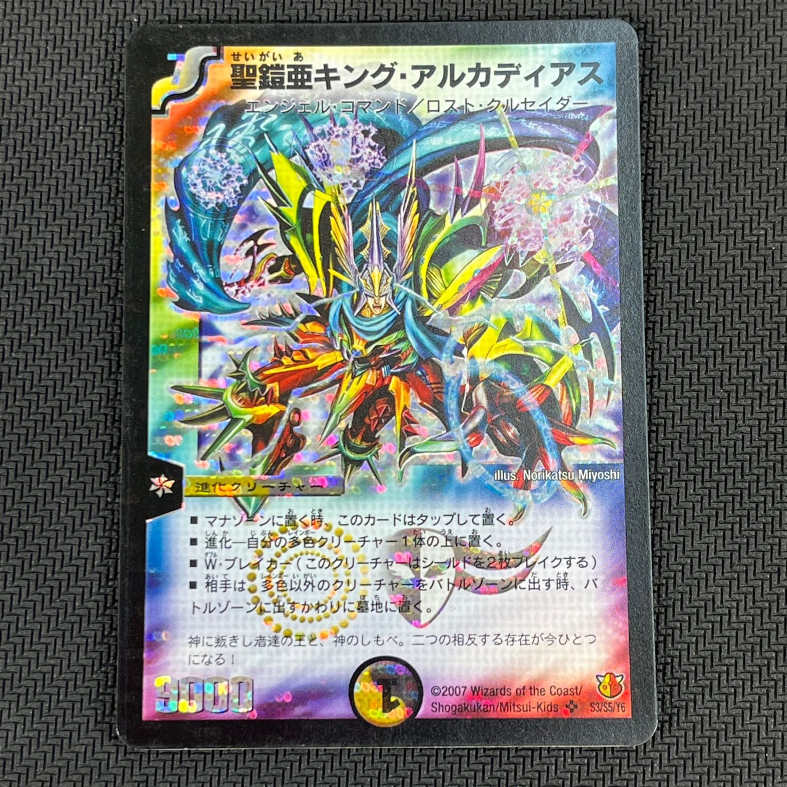 デュエマ 聖鎧亜キング・アルカディアス 通常SR シークレット 2