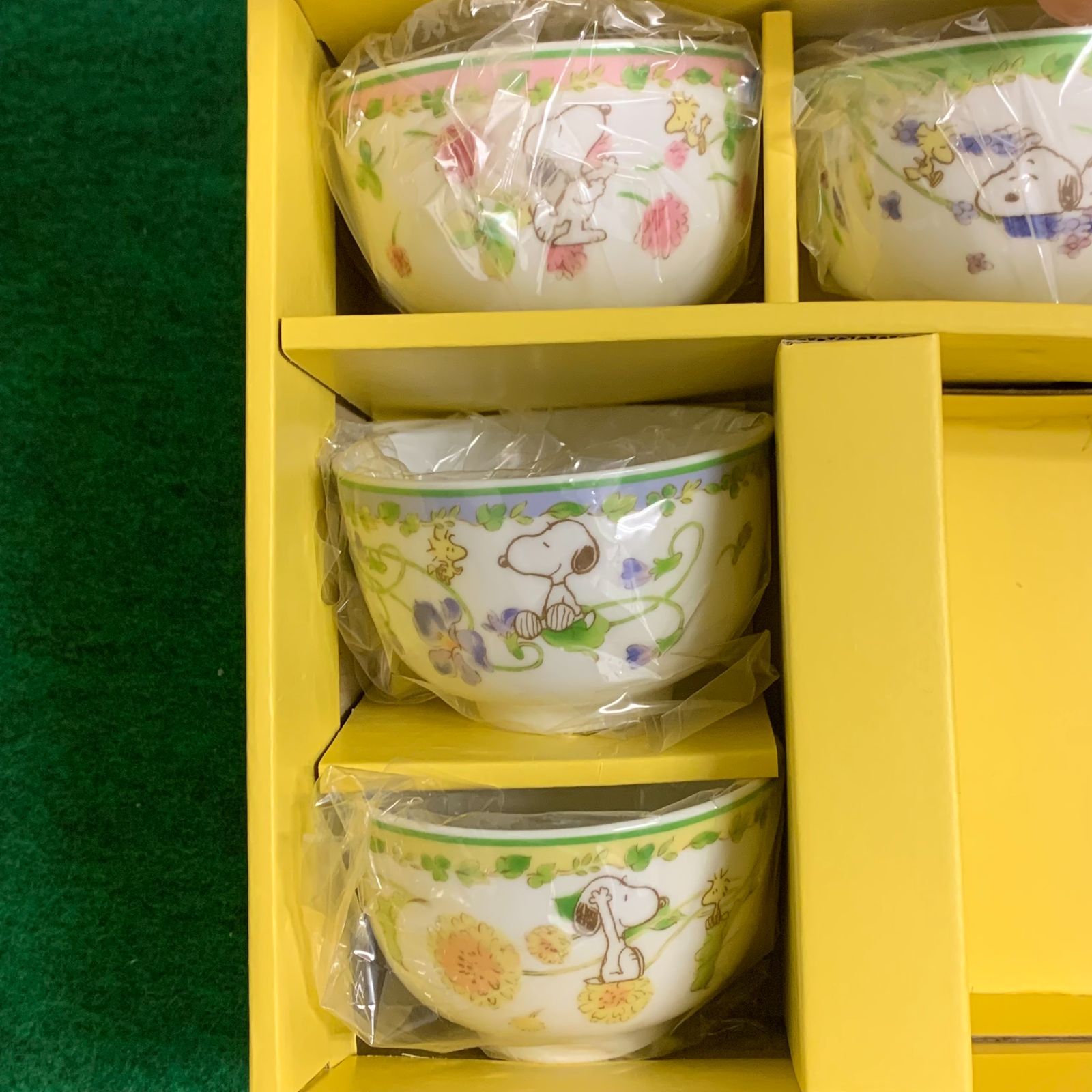 〇【未使用】スヌーピー＆ウッドストック ティーセット ポット