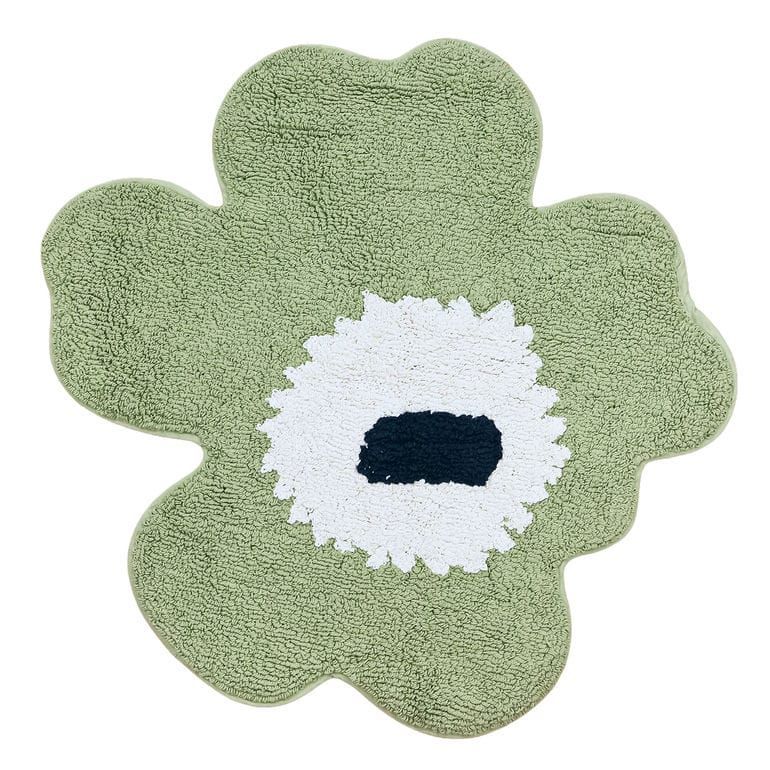 マリメッコ marimekko バスマット 玄関マット ミニラグ 73×74cm Unikko ウニッコ グリーン 73555 073555 610 北欧雑貨 北欧デザイン インテリア