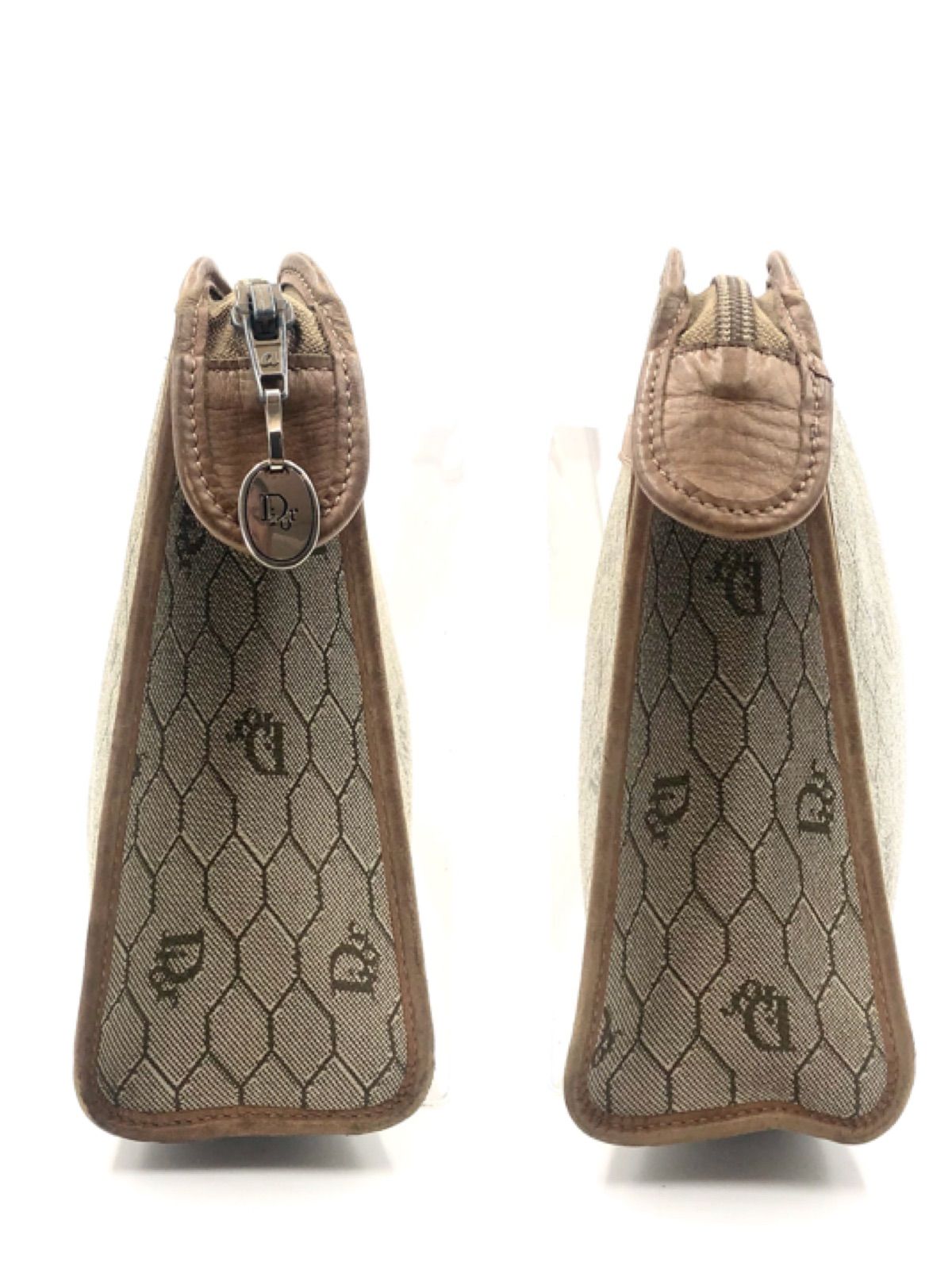□良品□Christian Dior クリスチャンディオール ハニカム柄 クラッチ