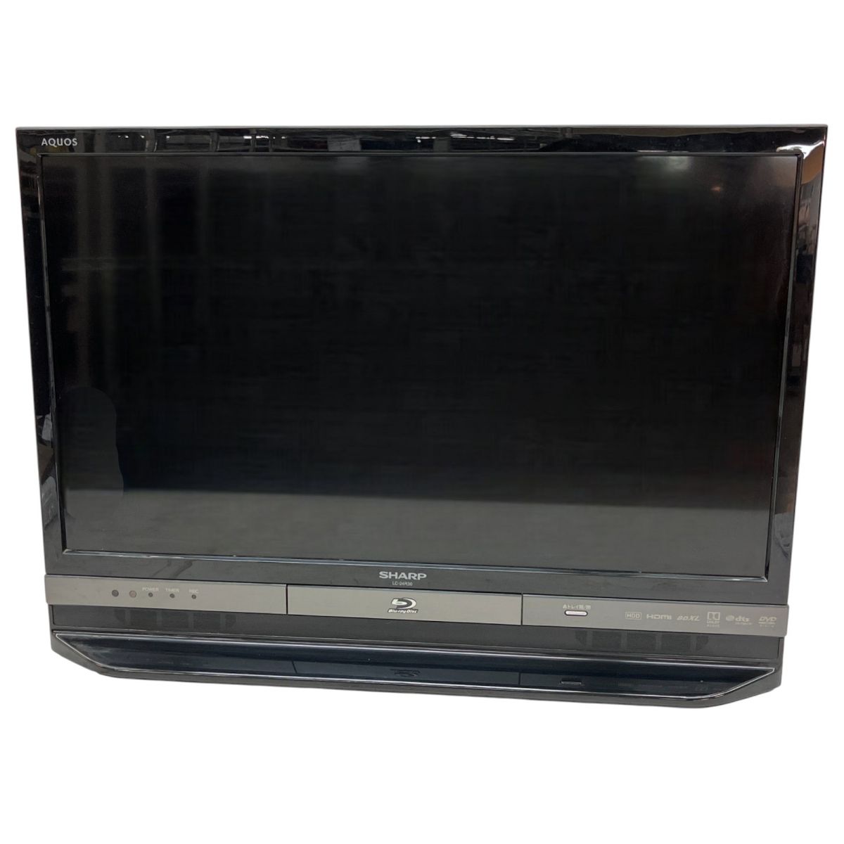 SHARP LC 24 R 30 2016年製 液晶テレビ V型 ブルーレイ内蔵 オールインワン 家電 シャープ