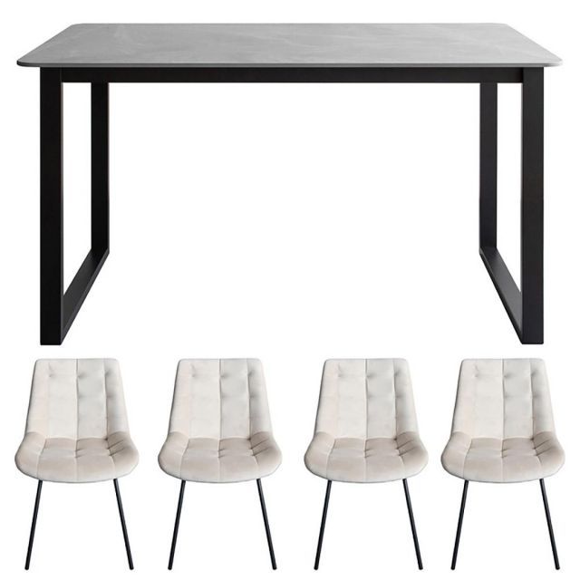 宮武製作所 ダイニングセット グレー アイボリー DNT DCHSET 新生活 インテリア 家具 おしゃれ デザイン