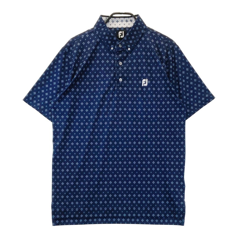 サイズ：3XL RODDIO ロッディオ  半袖ポロシャツ ボタンダウン  ネイビー系 [240101441973] ゴルフウェア メンズ ストスト RODDIO ロッディオ 半袖ポロシャツ ボタンダウン ネイビー系 3XL