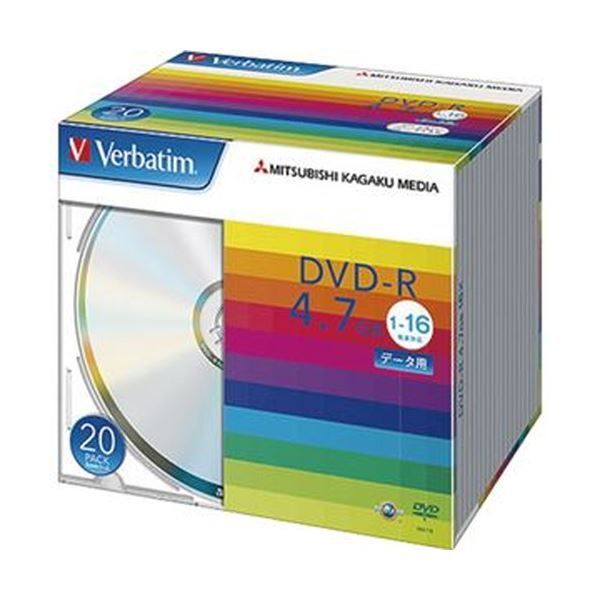 まとめ バーベイタム データ用DVD-R4.7GB 16倍速 ブランドシルバー 薄型ケース DHR47J20V1 1パック 20枚 ×10セット