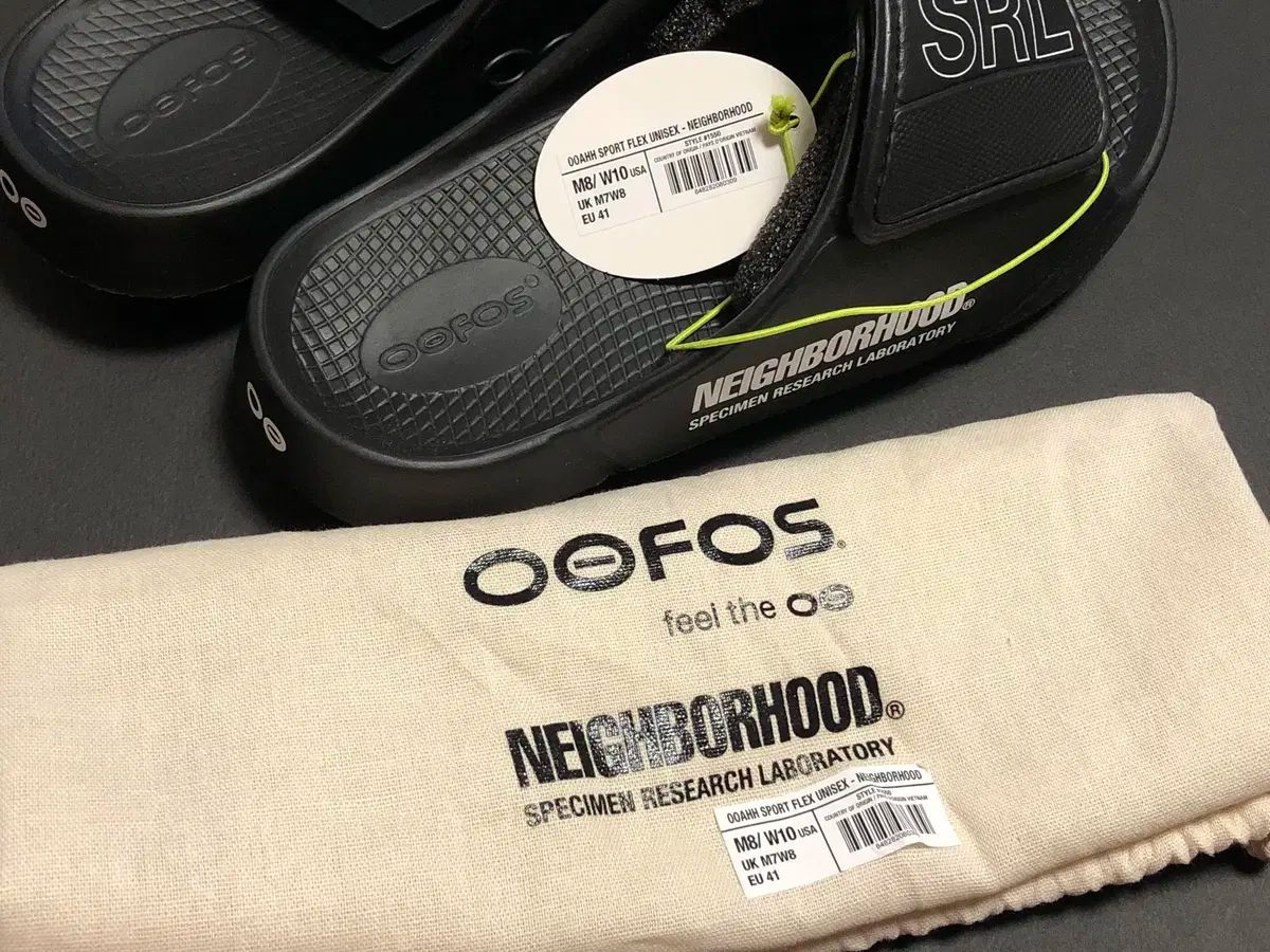 Neighborhood srl oofos サンダル 28cm ネイバーフッド NEIGHBORHOOD