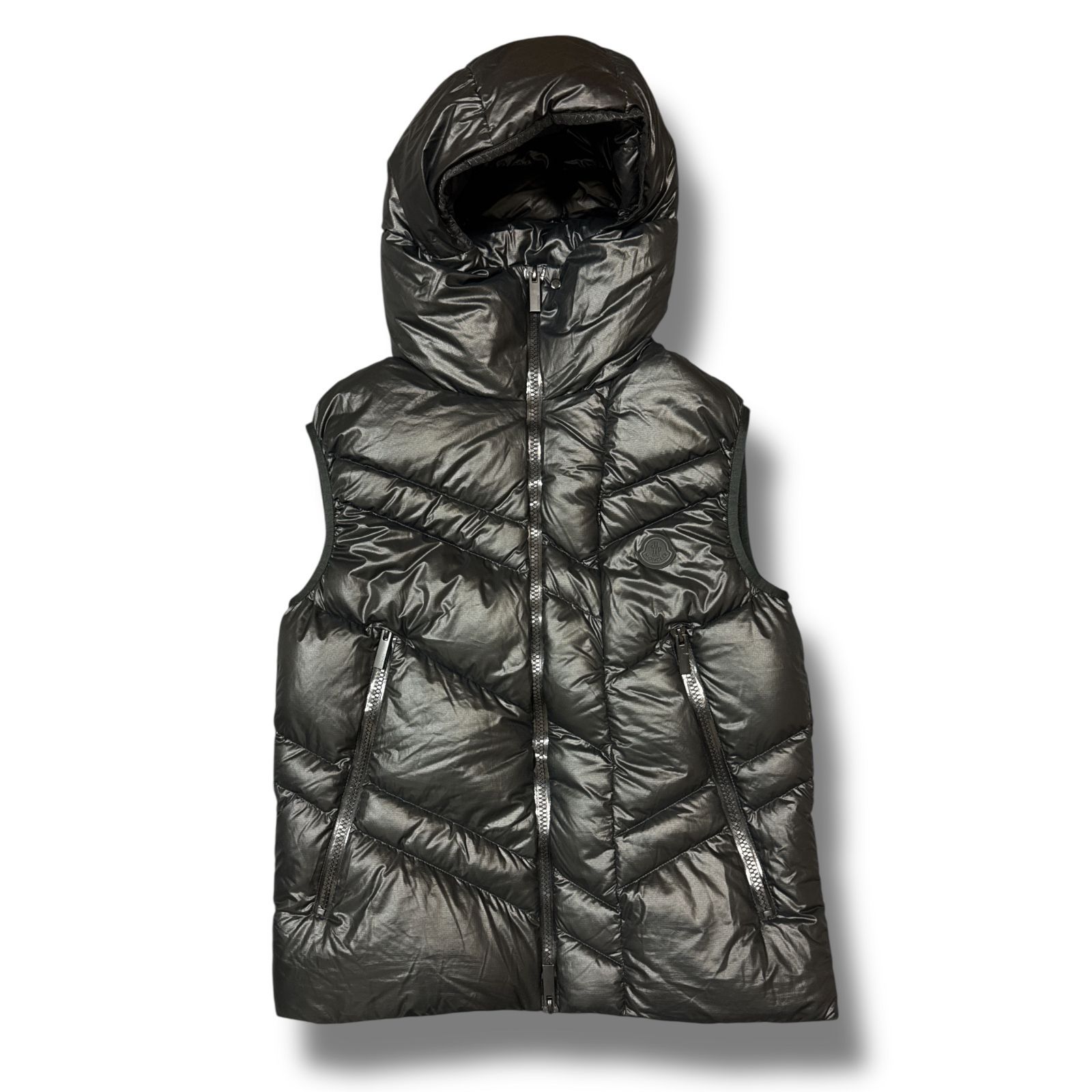 国内正規 MONCLER GUNTUR GILET フーディー ダウンベスト フード