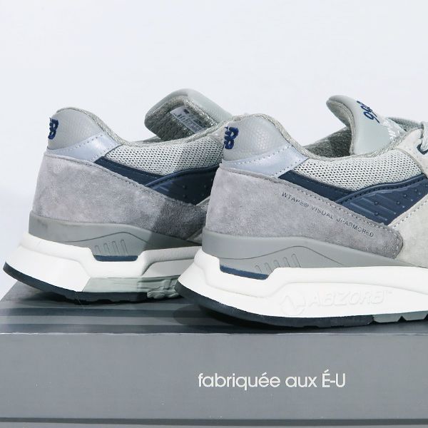 WTAPS ダブルタップス x NEW BALANCE ニューバランス U998WT グレー