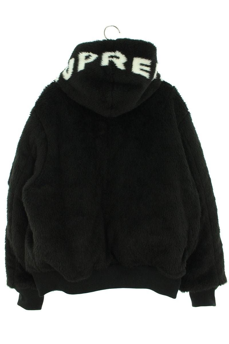 シュプリーム 22AW FAUX FUR Reversible MA-1 フードロゴファー