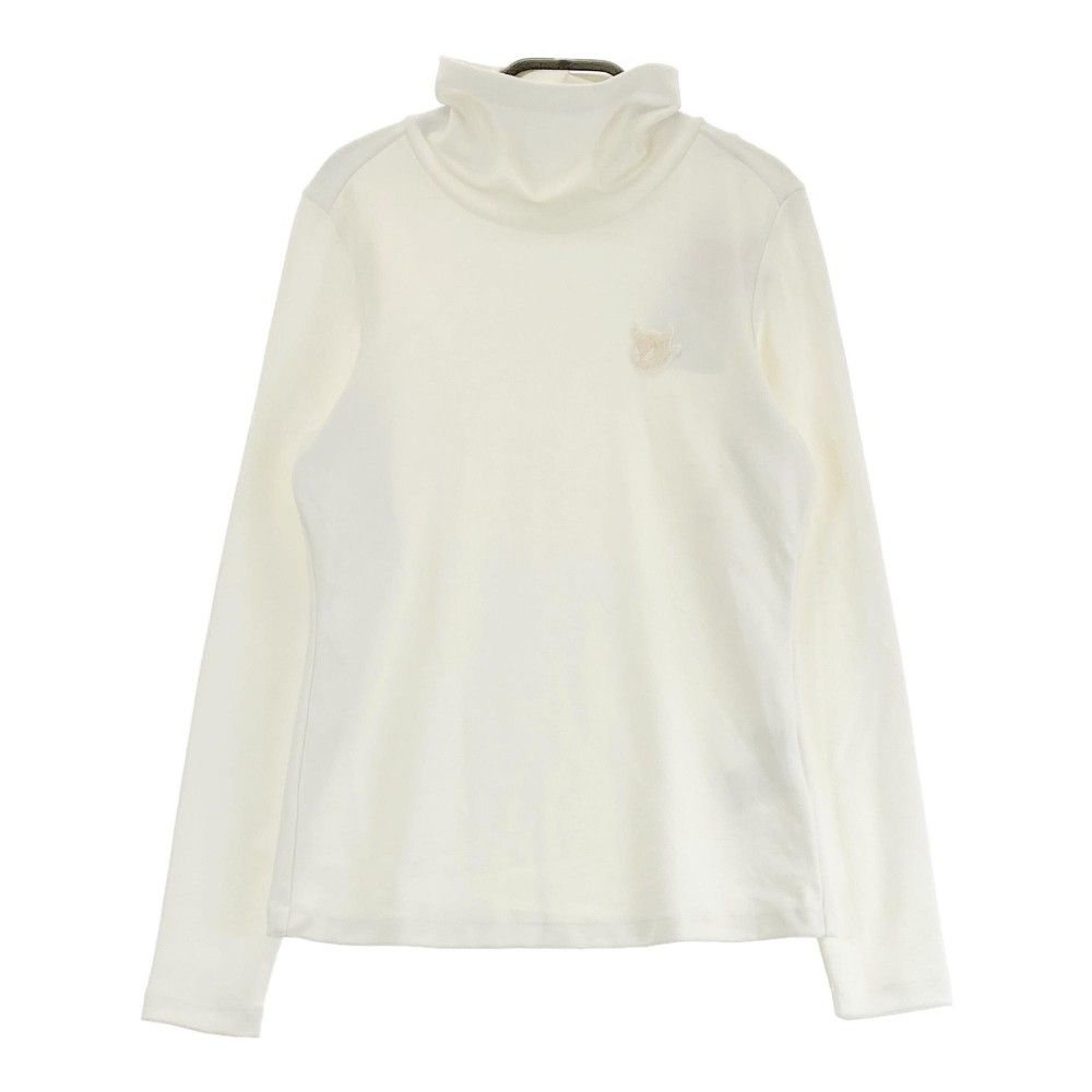 サイズ：XS WAAC ワック 072244080 2024年 長袖タートルネックTシャツ  ホワイト系 [240101344946] ゴルフウェア レディース ストスト サイズ：XS WAAC ワック 072244080 2024年 長袖タートルネックT