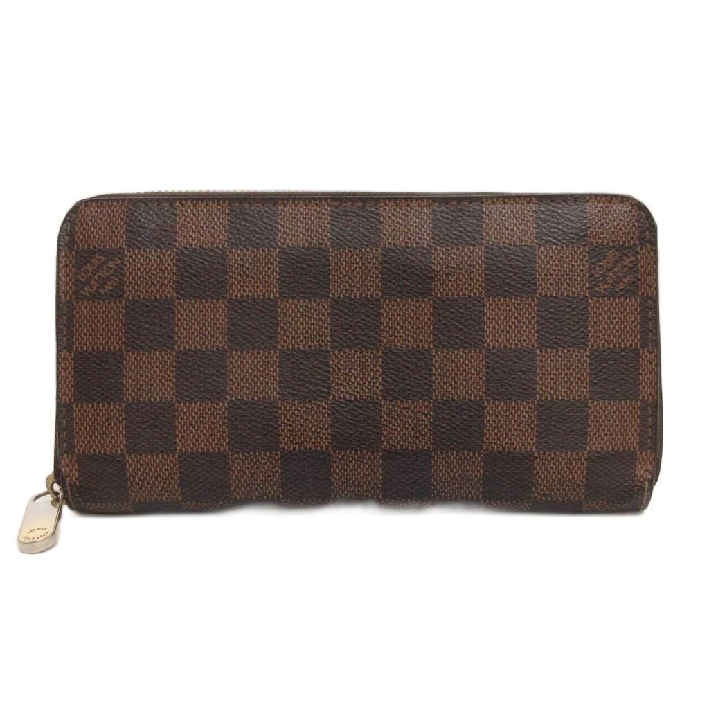 ルイヴィトン LOUIS VUITTON N60015 ダミエ ジッピー ウォレット ラウンドファスナー 長財布 ブラウン