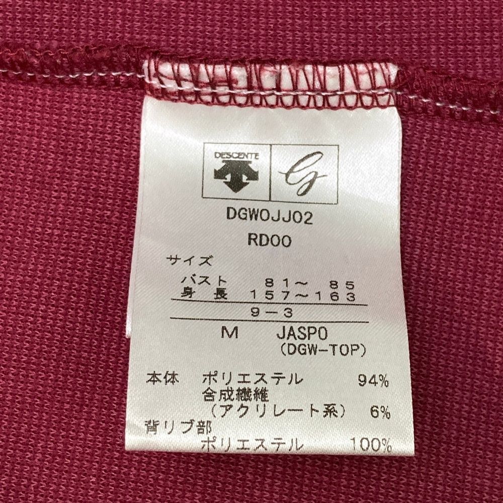サイズ：M DESCENTE GOLF デサントゴルフ ノースリーブ ワンピース