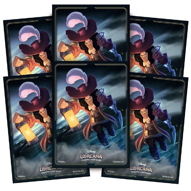 海外版】 ディズニー・ロルカナ・TCG スリーブ フック船長
