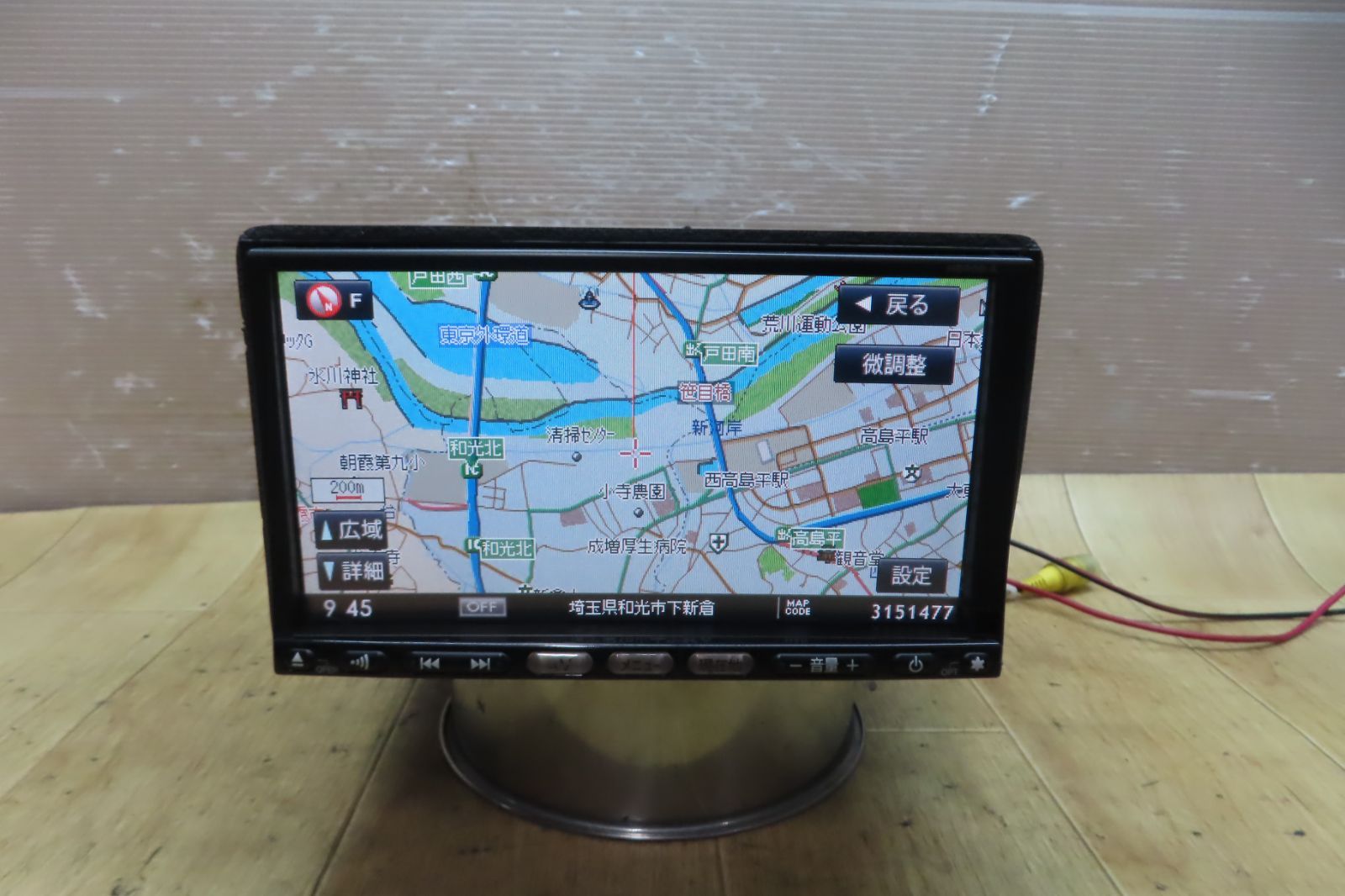 動作保証付☆F1822/日産純正 HS309-A HDDナビ 地図2009年 地デジTV