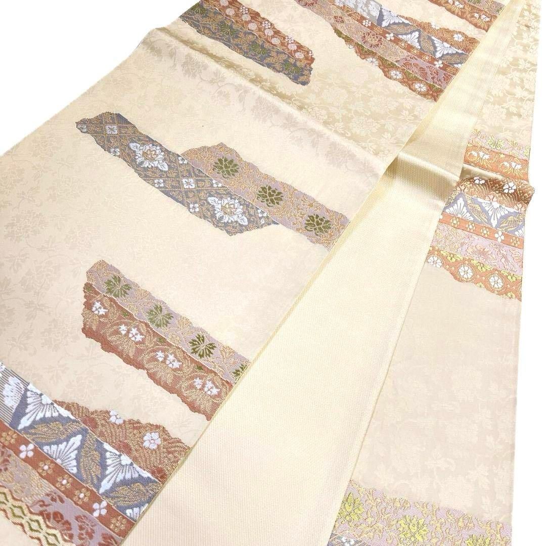 未着用 霞取り 唐花模様 金糸 袋帯 着物 041a p - メルカリ