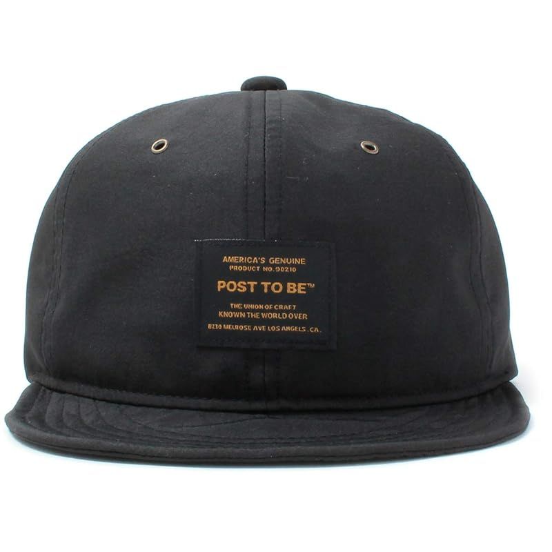 ベーシックエンチ Post To Be Tag Duspo Cap アンパイヤ キャップ 撥水5級 UVカット99.9% UPF50+ フリーサイズ ブラック
