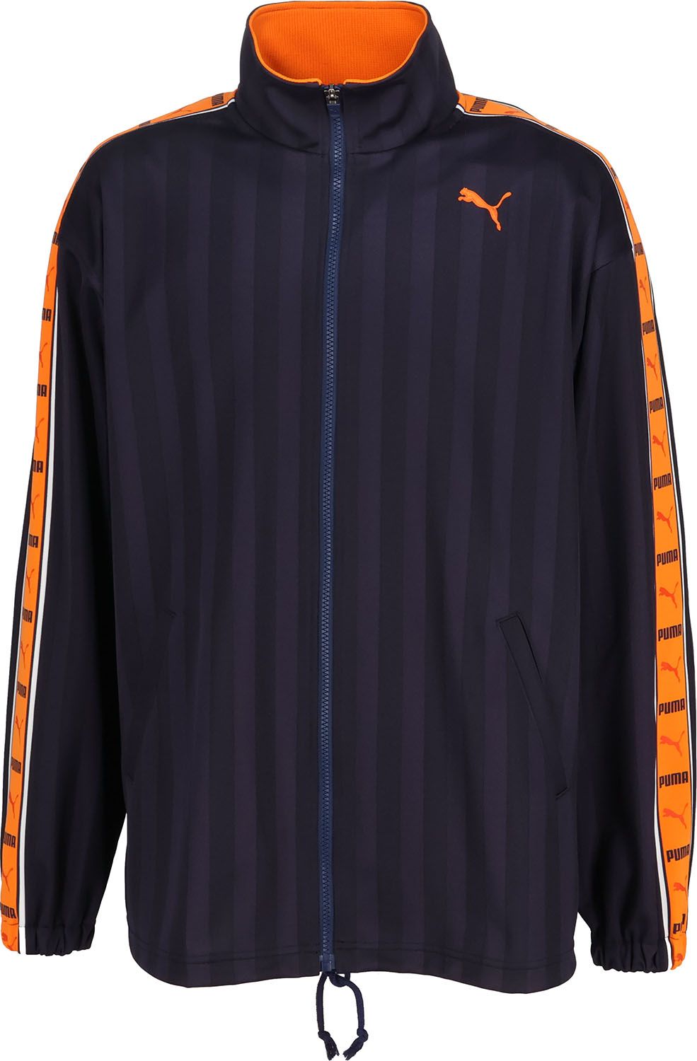 プーマ PUMA シャドウ ストライプ SHADOW STRIPE ニットジャケット メンズ アウター ジャージ トレーニングウェア ロゴ セットアップ ポケット 部屋着 527754 61 NEWNAVY-RICKIEORA